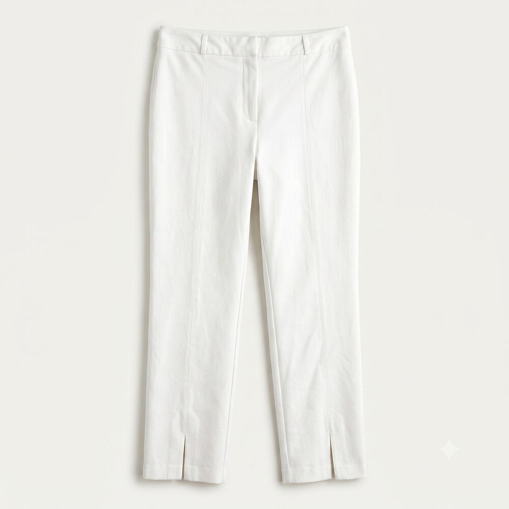 J.McLaughlin Womens 10 Luxury Coastal Preppy Bainbridge Cloth Deanne Split Pants